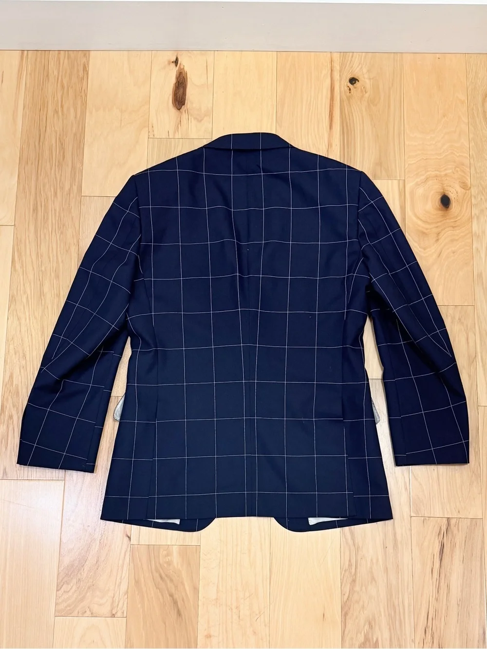Suitsupply Men’s Lazio Windowpane Pure Wool Super 120’s Blazer